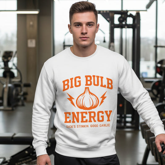 Unisex Garment-Dyed Sweatshirt - Dick's Stinkin' Good Garlic