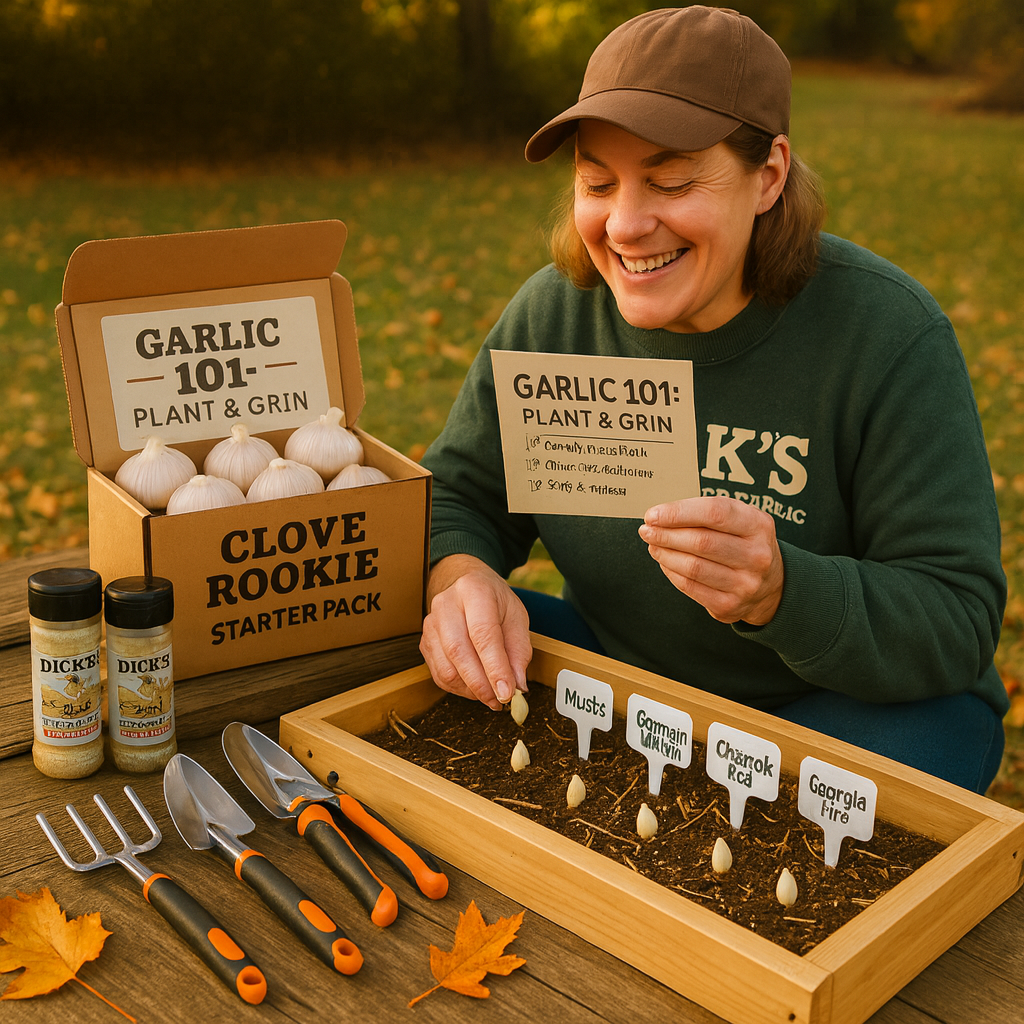 Garlic 101 Plant & Grin Package