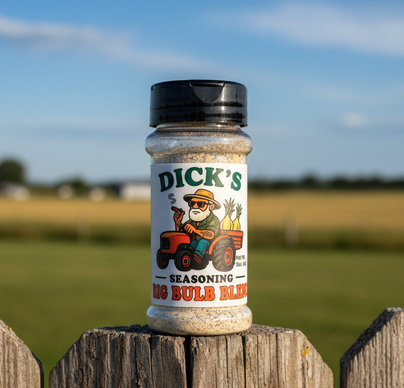 Dick's Stinkin' Good Big Bulb Blend - 100% Organic Heirloom Garlic / Himalayan Pink Salt / Organic Black Pepper - Dick's Stinkin' Good Garlic