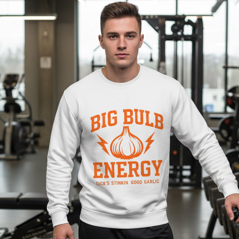 Unisex Garment-Dyed Sweatshirt - Dick's Stinkin' Good Garlic