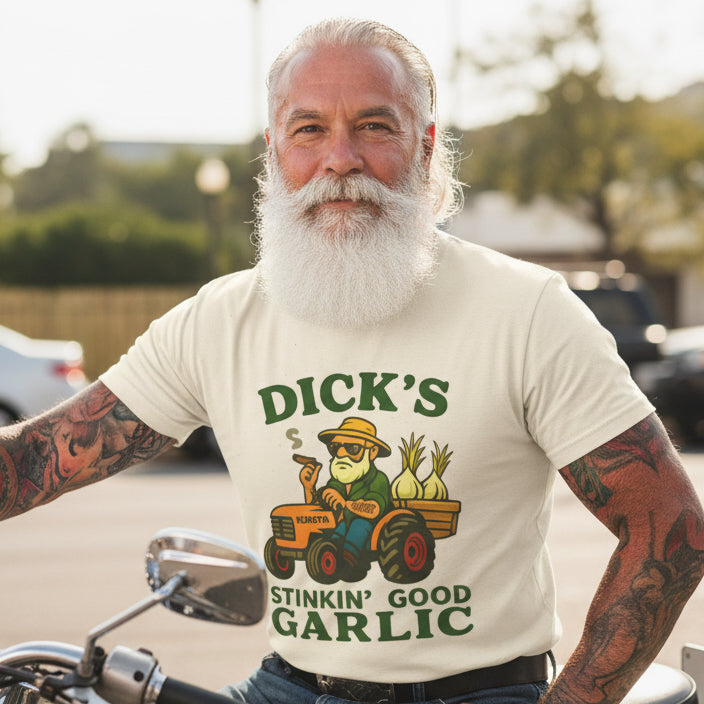Dick's Stinkin' Good Garlic T-Shirt - Dick's Stinkin' Good Garlic