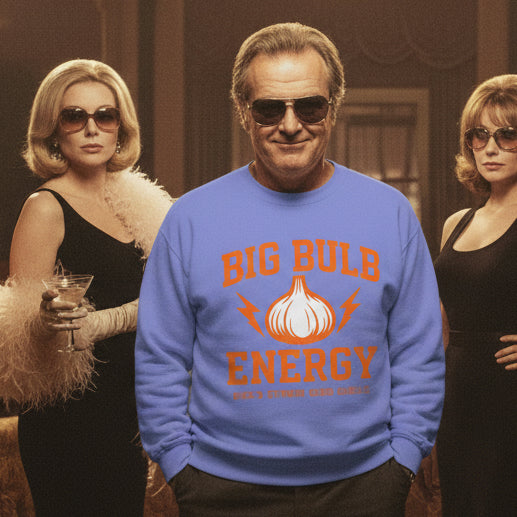 Unisex Garment-Dyed Sweatshirt - Dick's Stinkin' Good Garlic