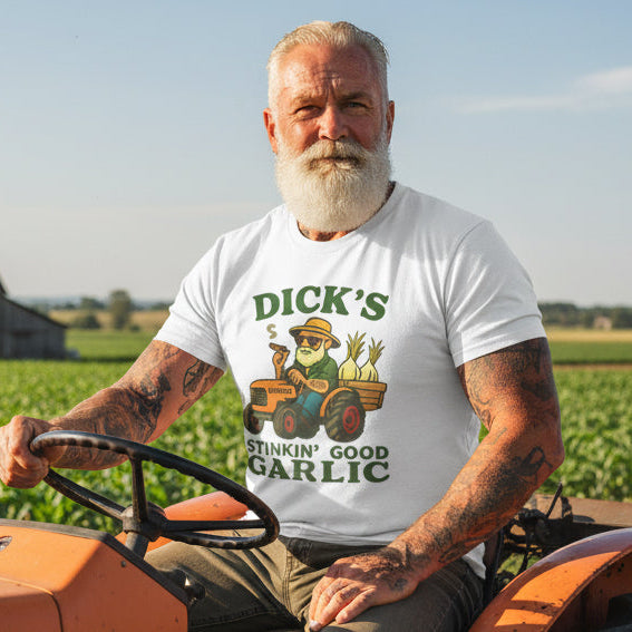Dick's Stinkin' Good Garlic T-Shirt - Dick's Stinkin' Good Garlic