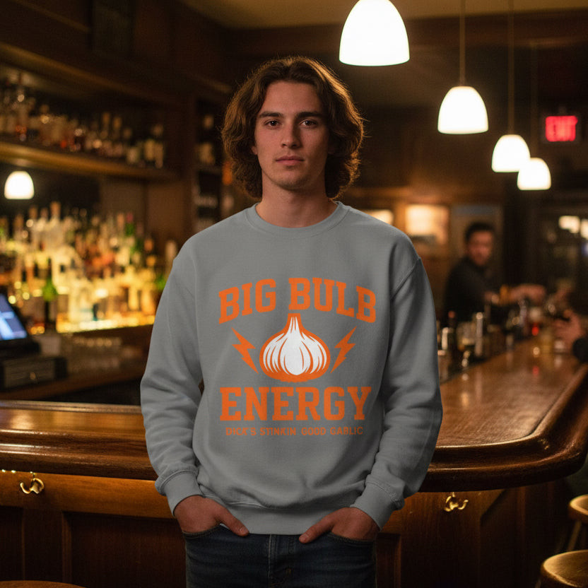 Unisex Garment-Dyed Sweatshirt - Dick's Stinkin' Good Garlic