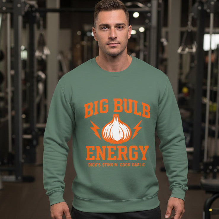 Unisex Garment-Dyed Sweatshirt - Dick's Stinkin' Good Garlic