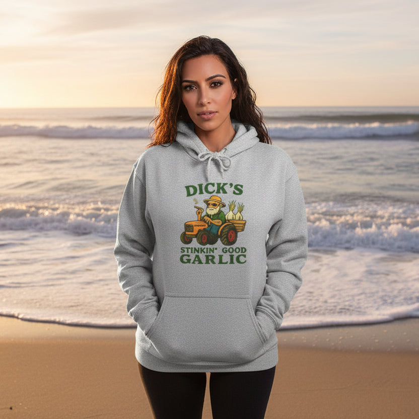 Unisex Heavy Blend™ Hooded Sweatshirt - Dick's Stinkin' Good Garlic