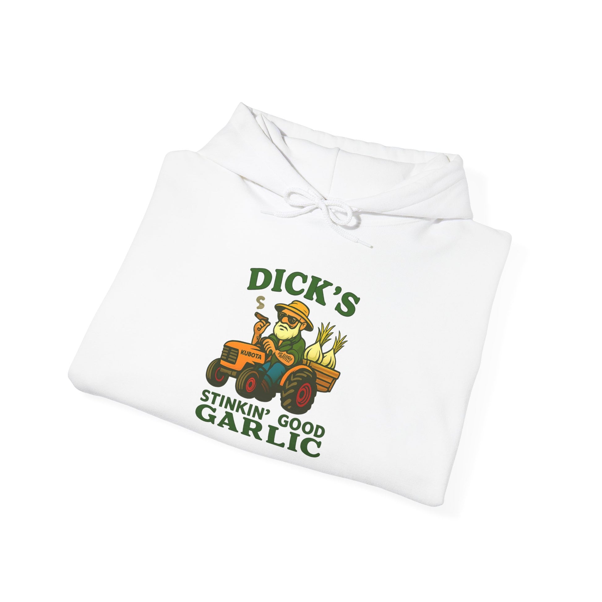 Unisex Heavy Blend™ Hooded Sweatshirt - Dick's Stinkin' Good Garlic