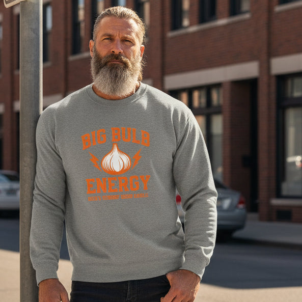 Unisex Garment-Dyed Sweatshirt - Dick's Stinkin' Good Garlic