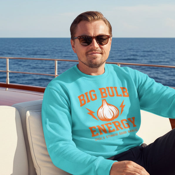 Unisex Garment-Dyed Sweatshirt - Dick's Stinkin' Good Garlic