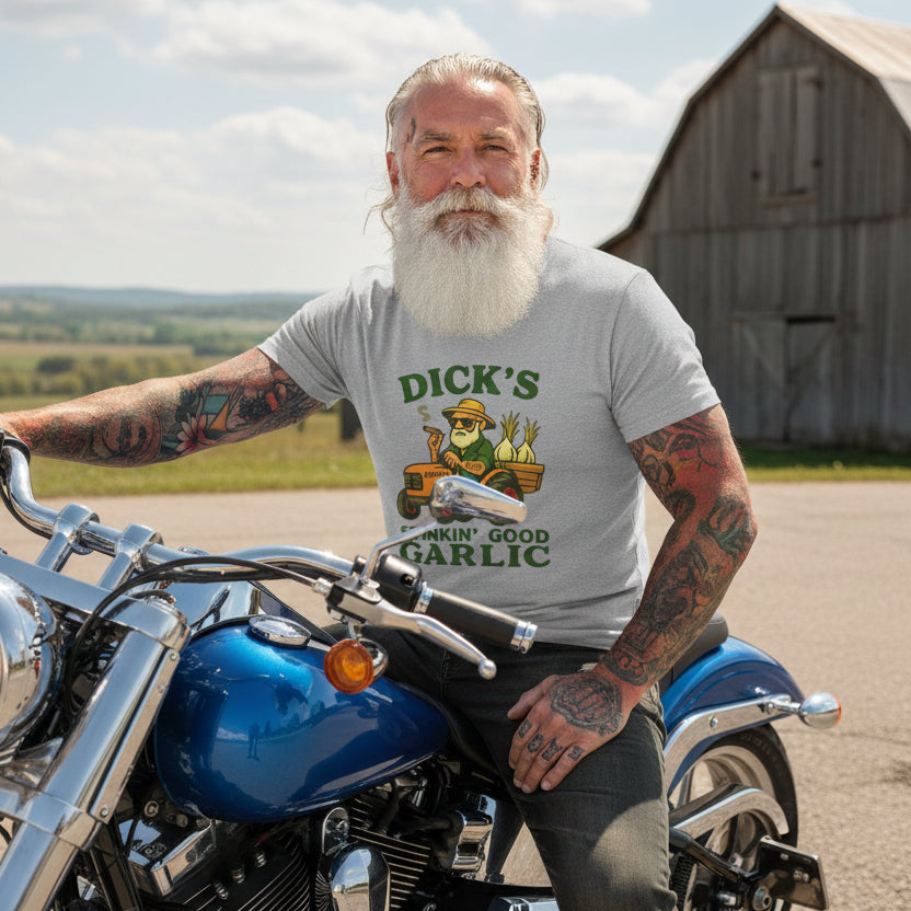 Dick's Stinkin' Good Garlic T-Shirt - Dick's Stinkin' Good Garlic