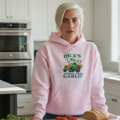 Unisex Heavy Blend™ Hooded Sweatshirt - Dick's Stinkin' Good Garlic